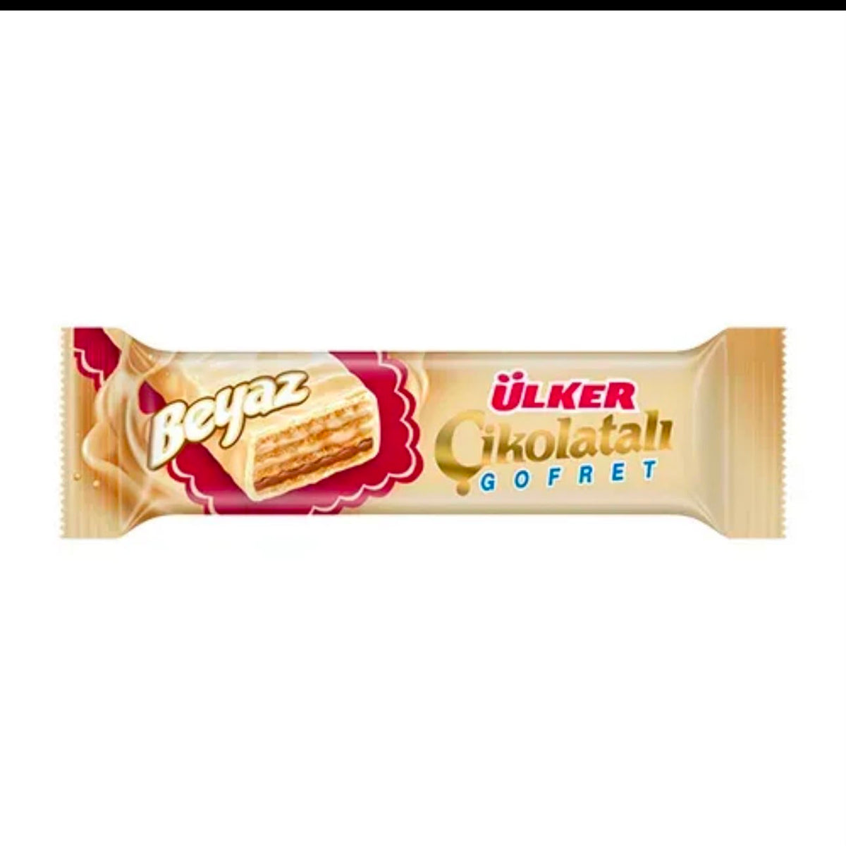 ülker beyaz çikolatalı gofret